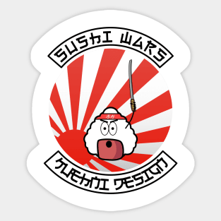 Sushi Wars Lover Lovers Rice Japan Art Style Gift Funny Otaku Sticker